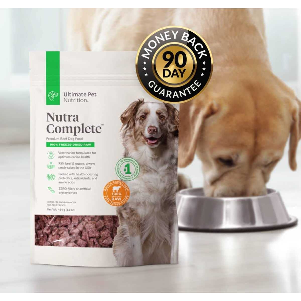 Ultimate Pet Nutrition Freeze Dried Nutra Complete Beef Dog Food - Nail Gallerys