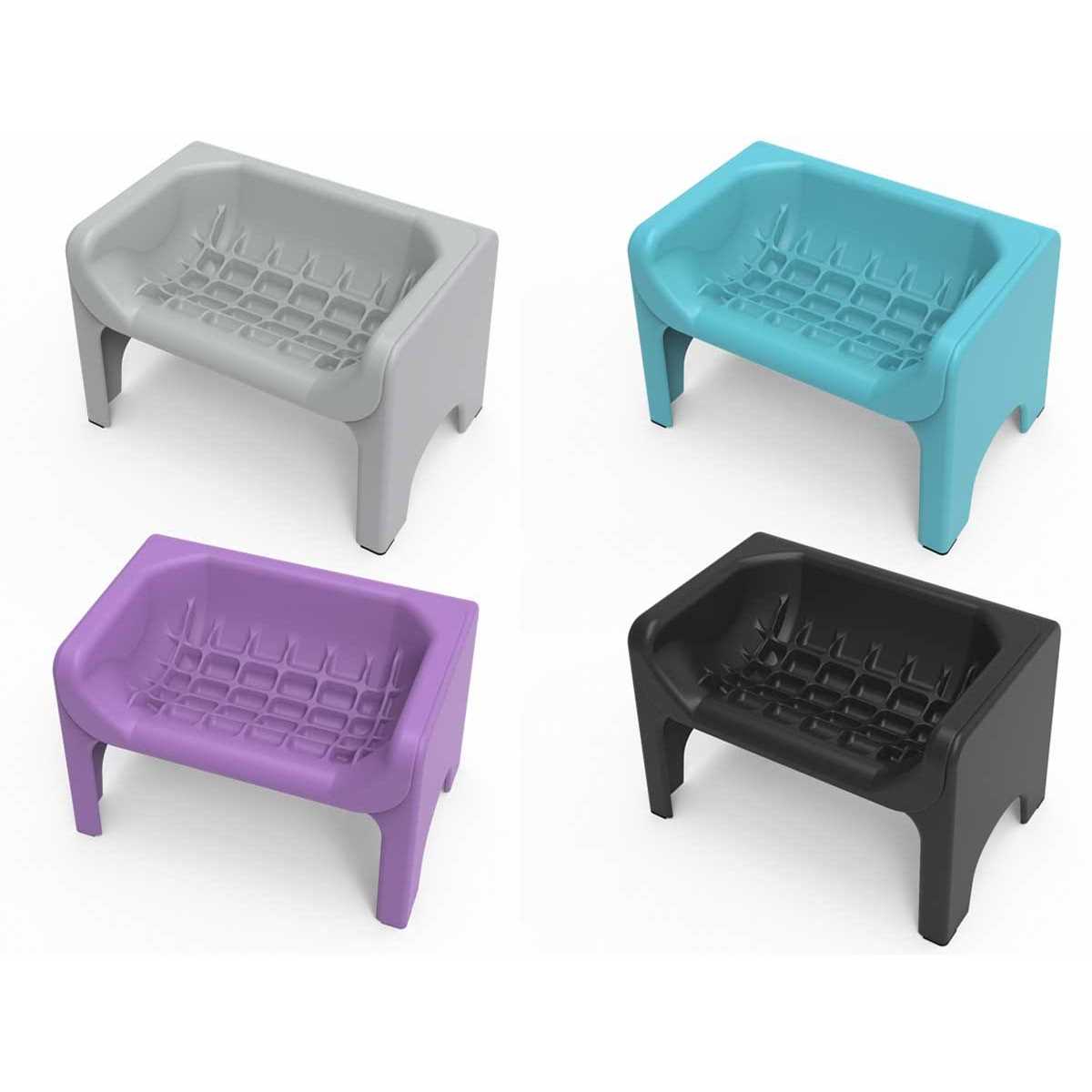 Fluff Trough Binge Blocker Elevated Dog & Cat Slow Feeder - Nail Gallerys