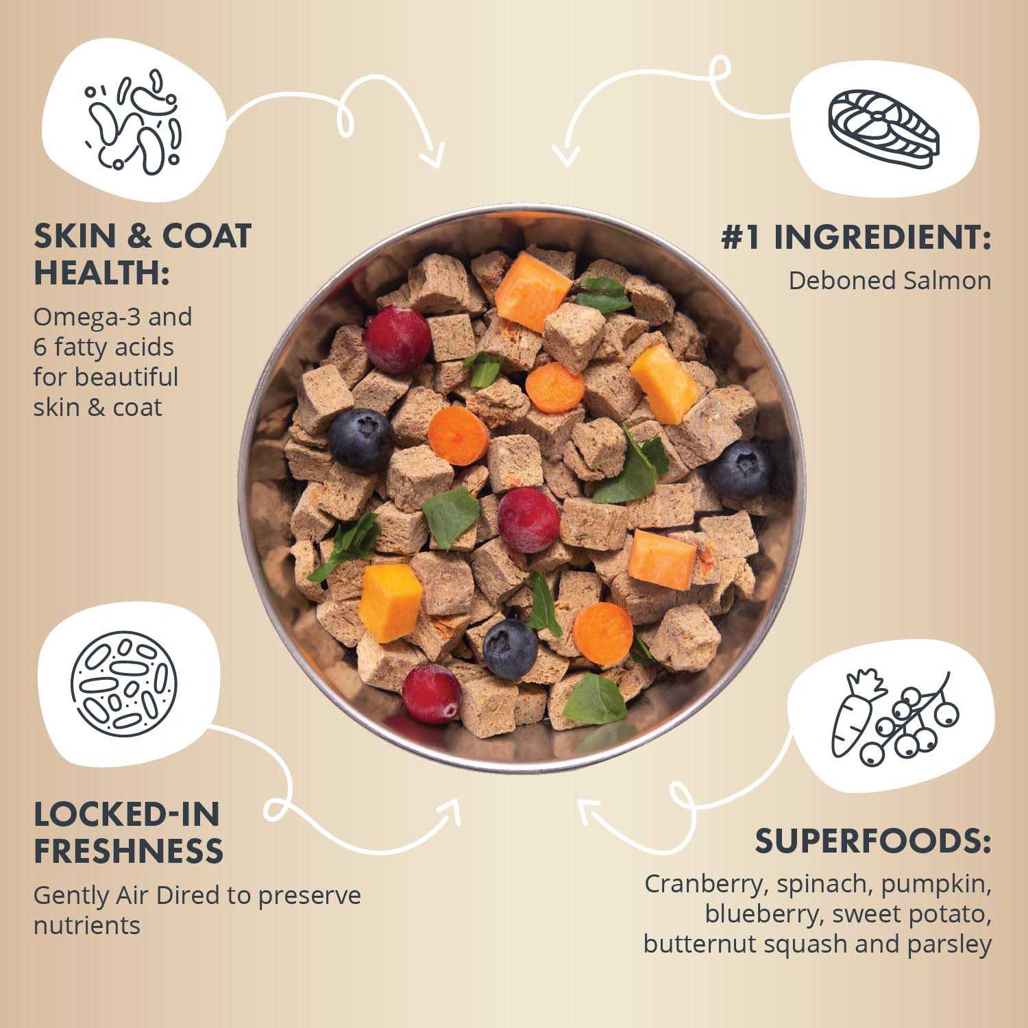 Health Extension Gently Air Dried Salmon Recipe Dog Food - Nail Gallerys