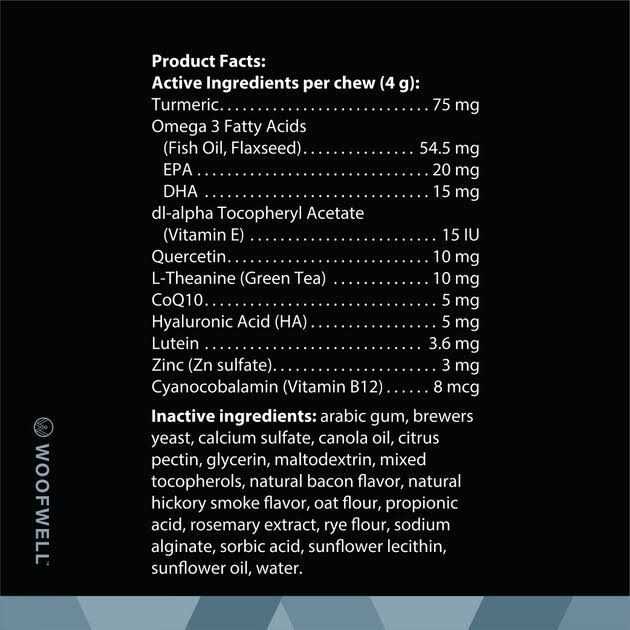 WoofWell French Bulldog Health Support Bacon Flavored Soft Chews Dog Supplement - Nail Gallerys