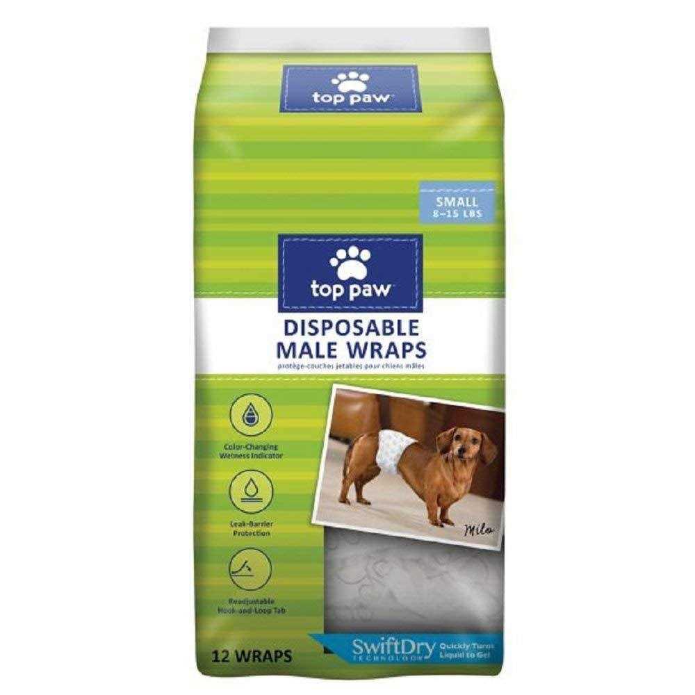 Top Paw Disposable Male Wrap Dog Diapers - Nail Gallerys