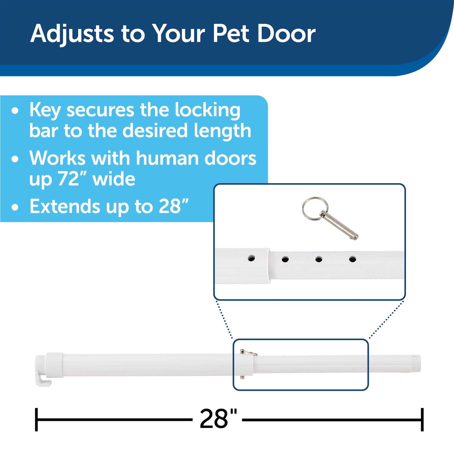 PetSafe Sliding Glass Pet Door Security Bar - Nail Gallerys