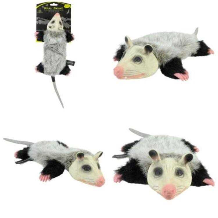 Hyper Pet Opossum Real Skinz Dog Toy - Nail Gallerys