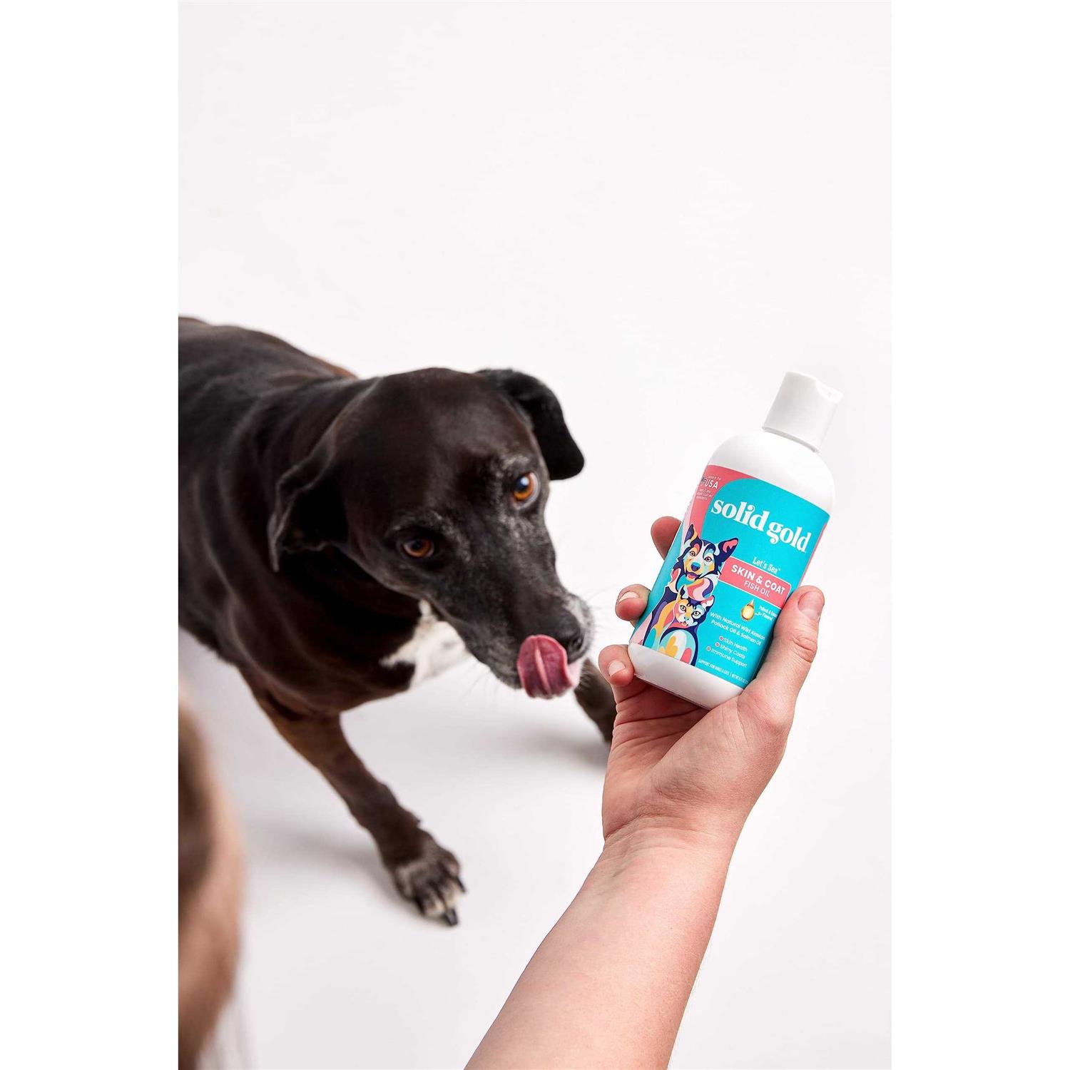 Solid Gold Fish Oil for Dogs & Cats Wild Alaskan Salmon Oil for Dogs Skin and Coat Support - Nail Gallerys