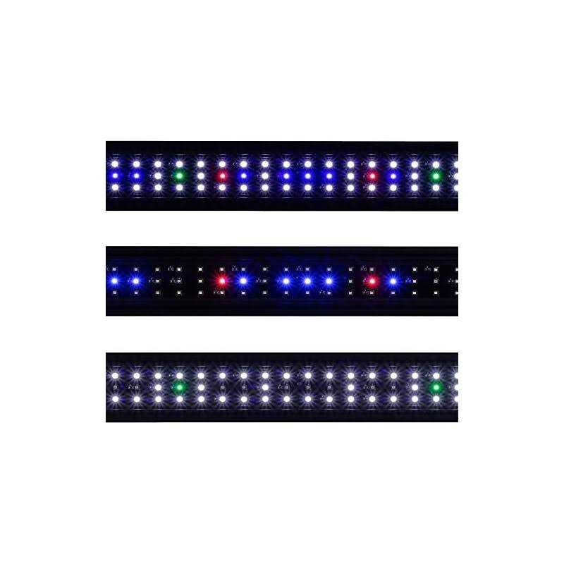 BeamsWork Vivio Full Spectrum LED Timer Adjustable Dimmer Aquarium Fish Tank Light Freshwater 12 20 24 30 36 48 - Nail Gallerys