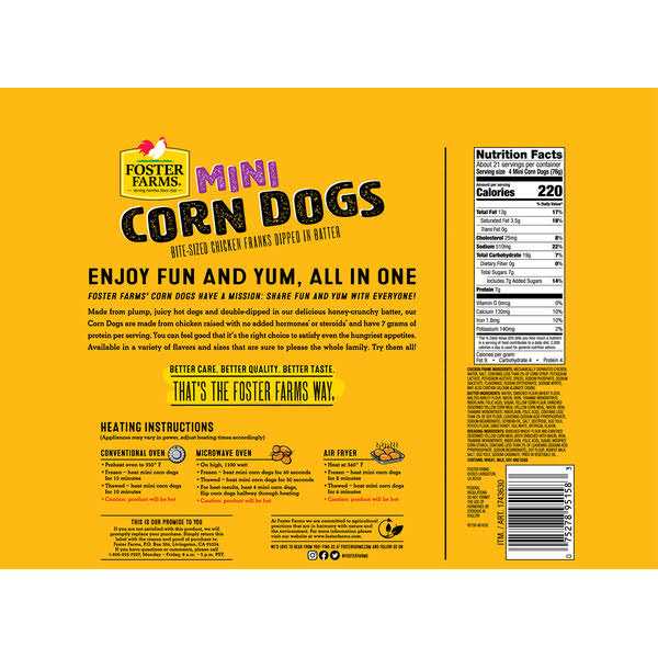 Foster Farms Mini Corn Dogs - Nail Gallerys