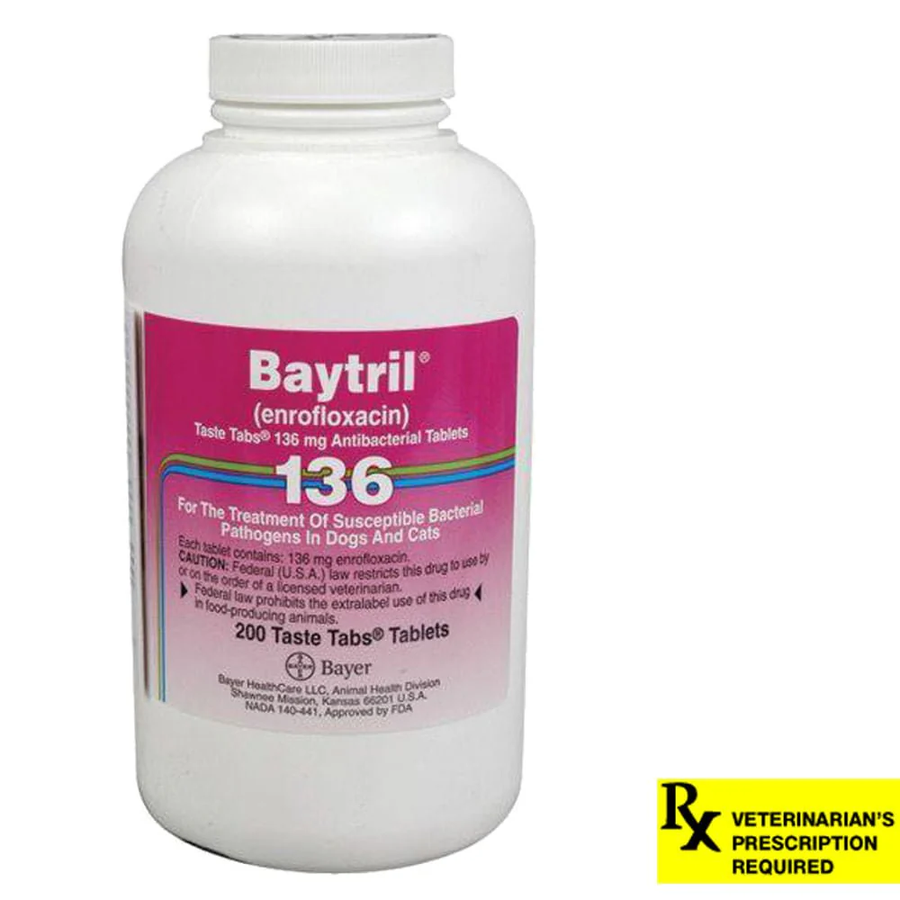 Rx Baytril for Dogs and Cats (Tablets) - Nail Gallerys