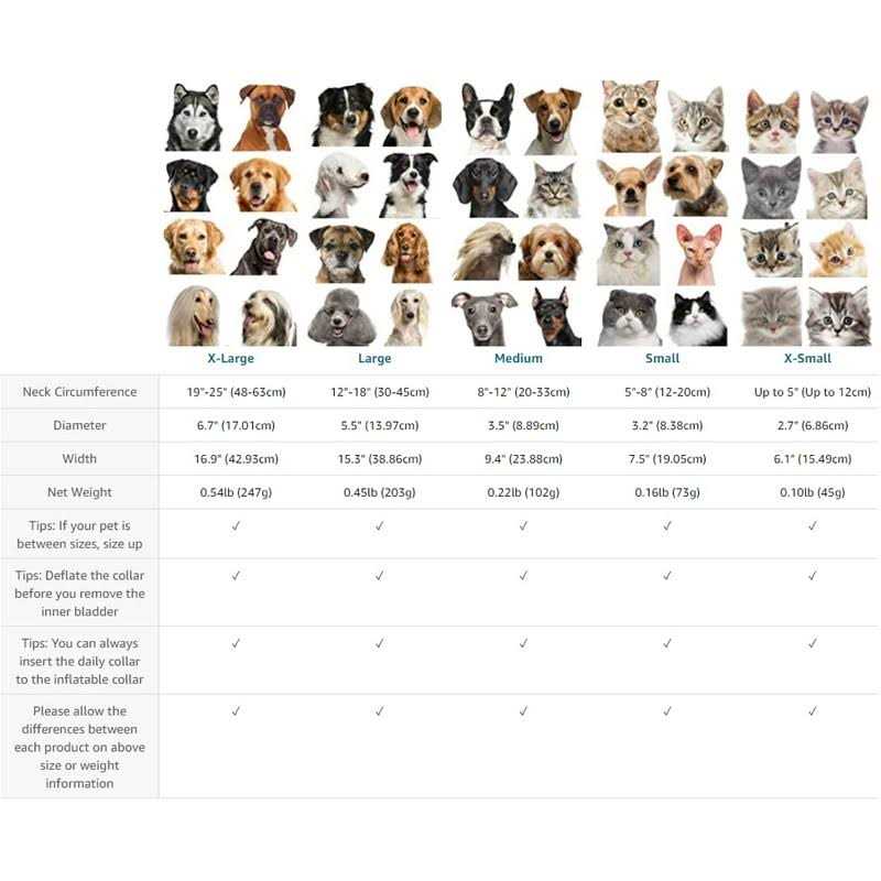 BENCMATE Protective Inflatable Collar for Dogs and Cats Soft Pet Recovery Collar Does Not Block Vision E-Collar - Nail Gallerys