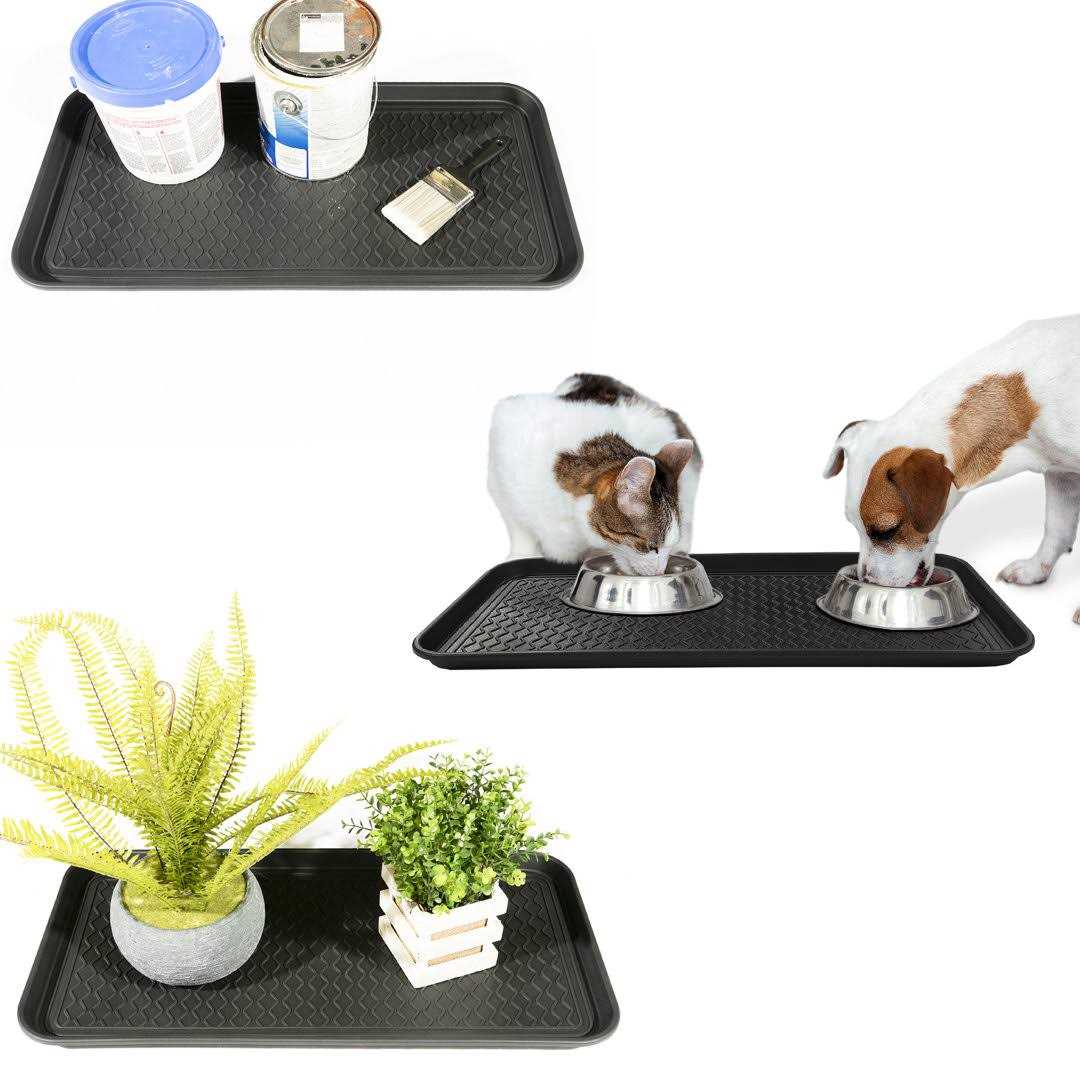 Ottomanson Multipurpose All Season Boot Tray,Pet Food,Dog Cat Bowl Mat - Nail Gallerys