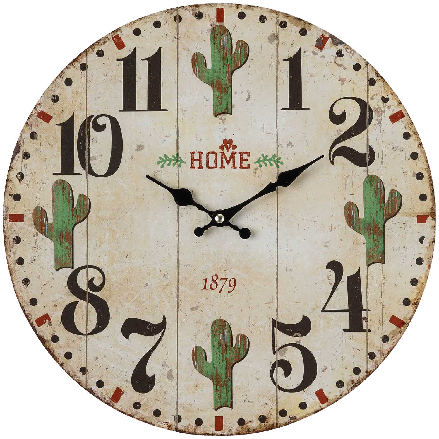 Western Chic Wall Clocks - Nail Gallerys