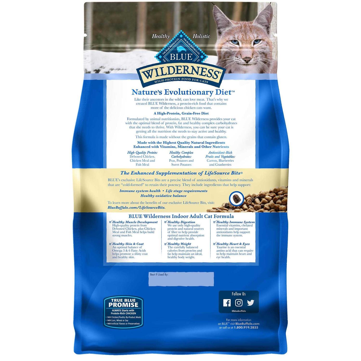 BLUE Wilderness Adult Dry Cat Food - Nail Gallerys