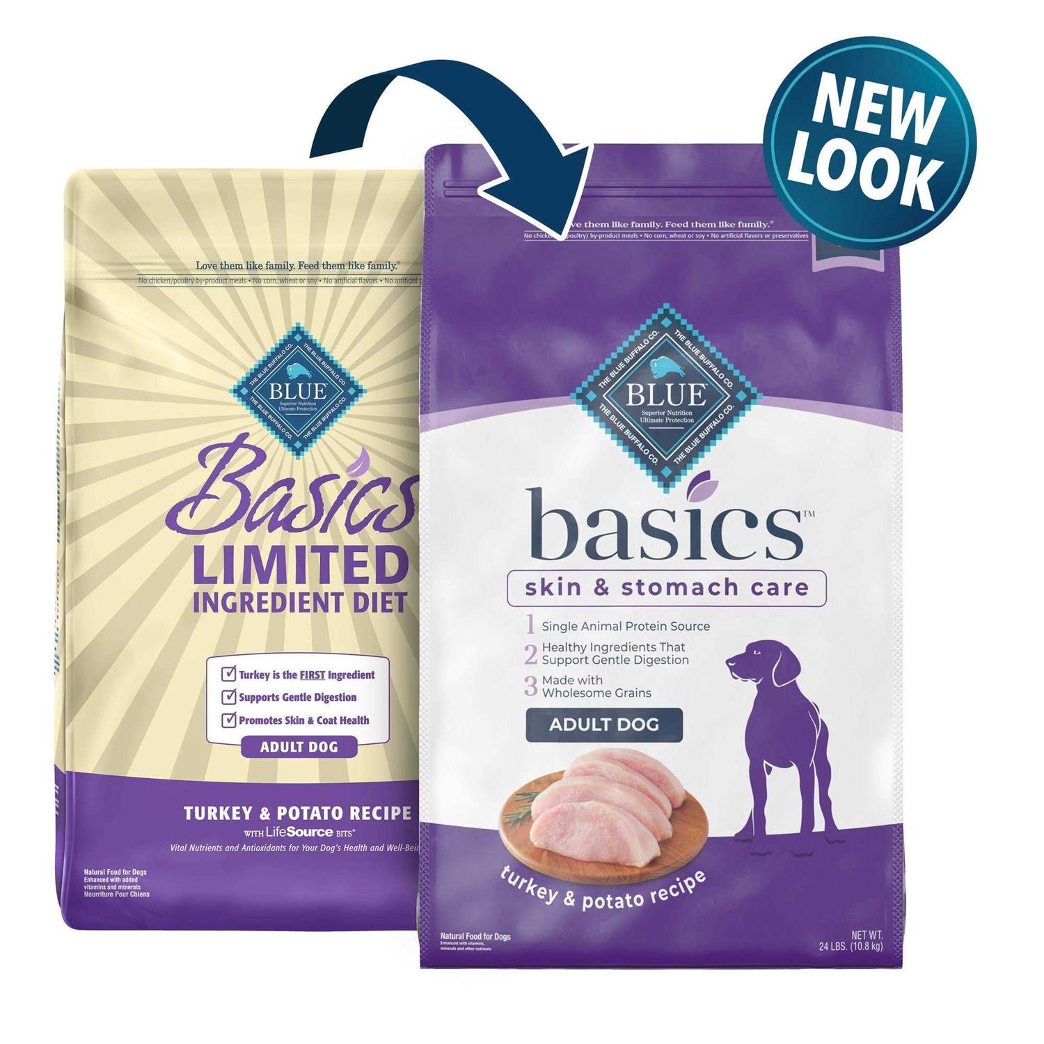 Blue Buffalo Basics Adult Turkey Potato Dry Dog Food - Nail Gallerys