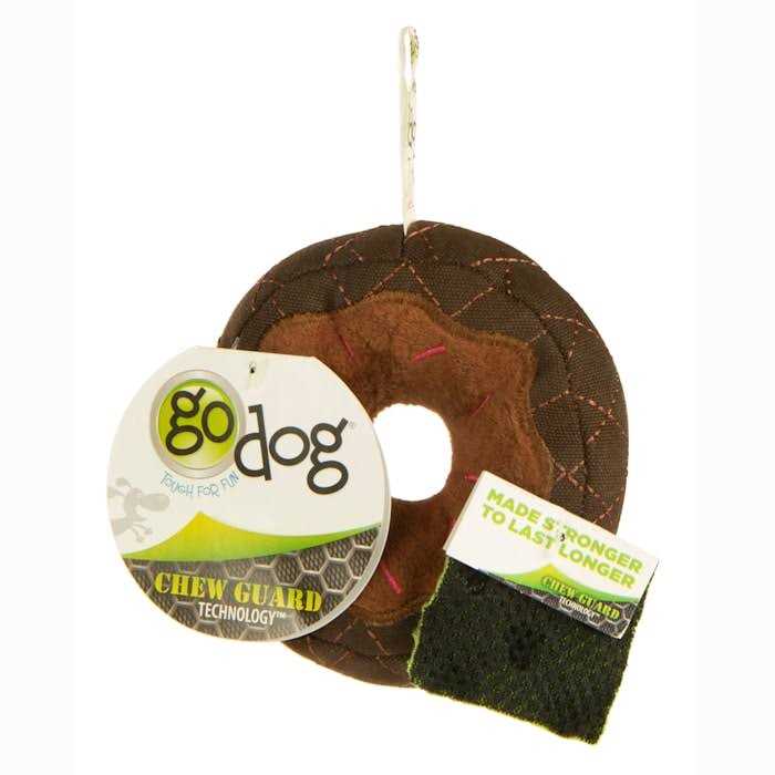 Trustypup Donut Squeaky Plush Chew Guard Dog Toy - Nail Gallerys