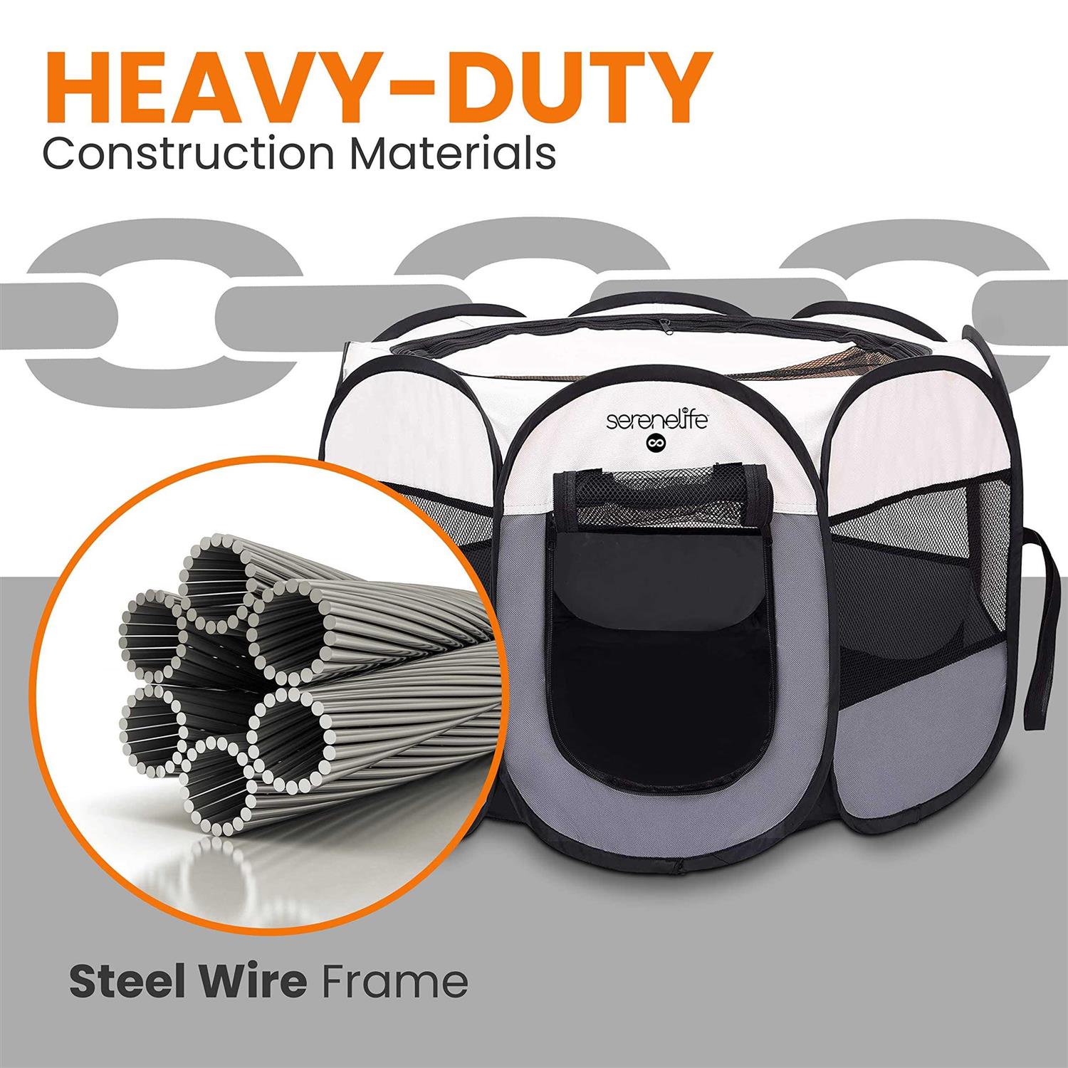 SereneLife Portable Foldable Pet Tent - Nail Gallerys