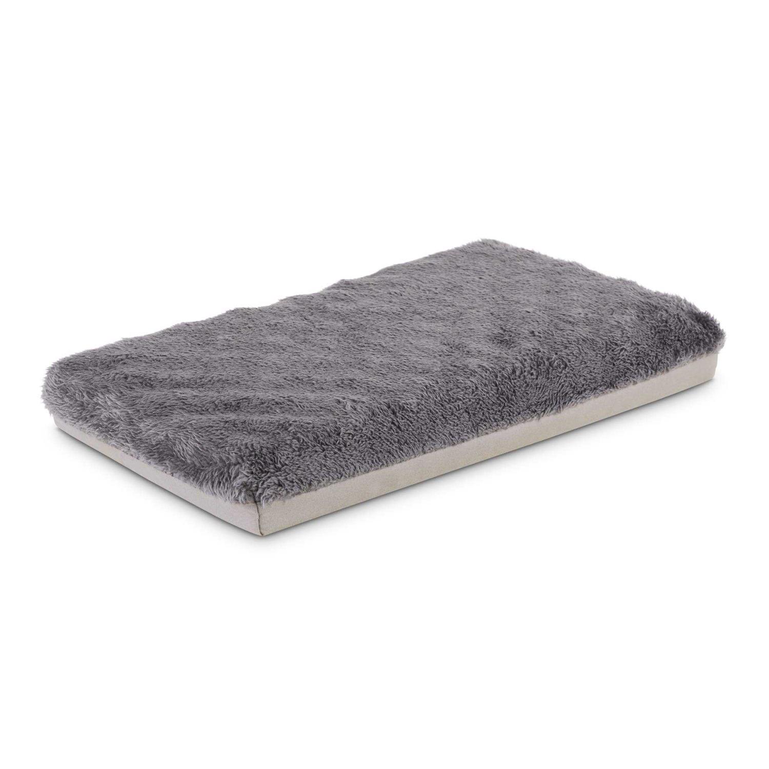 EveryYay Essentials Happy Place Dark Grey Foam Dog Crate Mat and Pet Bed - Nail Gallerys