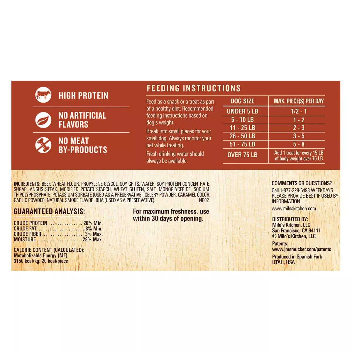 Milo’s Kitchen Steak Grillers Dog Treats - Nail Gallerys