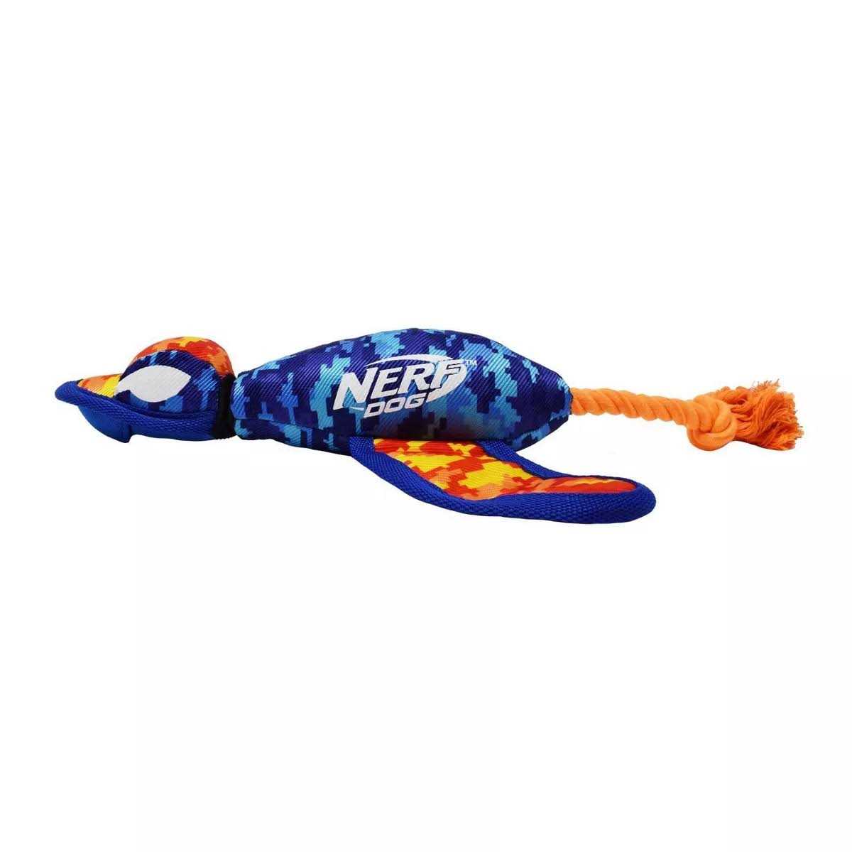 Nerf Nylon Digital Camo Crinkle Wing Launching Duck Dog Toy - Nail Gallerys