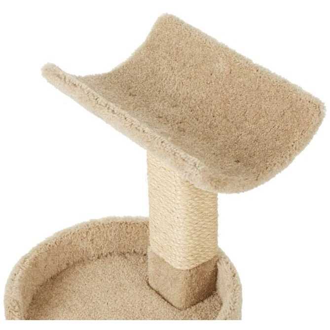 Frisco 32-in Real Carpet Wooden Cat Tree - Nail Gallerys
