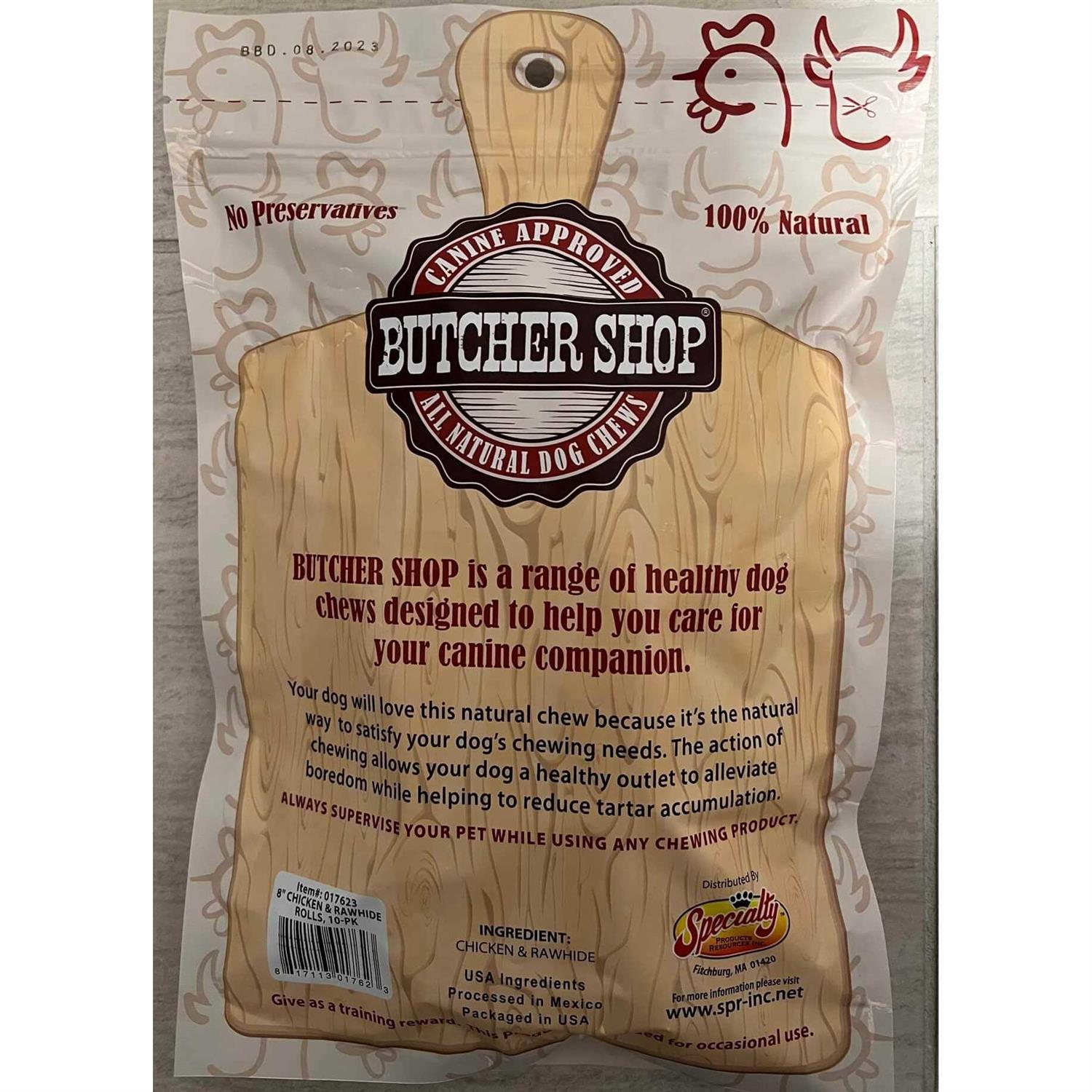 Butcher Shop Chicken Rawhide Rolls - Nail Gallerys