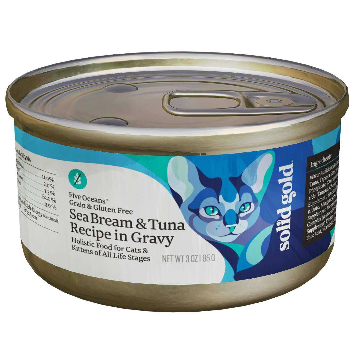 Solid Gold Canned Cat Food Five Oceans Tuna Recipe in Gravy - Nail Gallerys