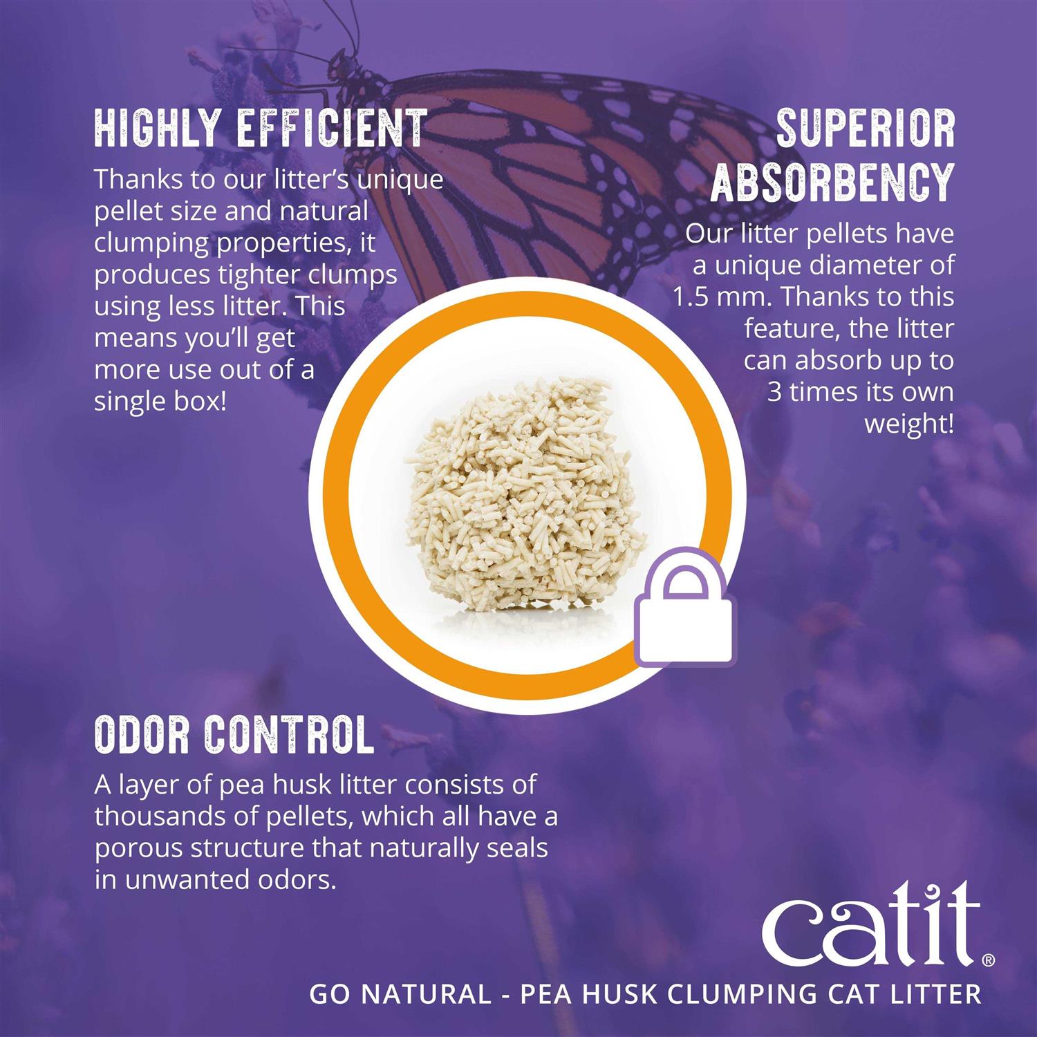 Catit Go Natural Pea Husk Clumping Cat Litter - Nail Gallerys