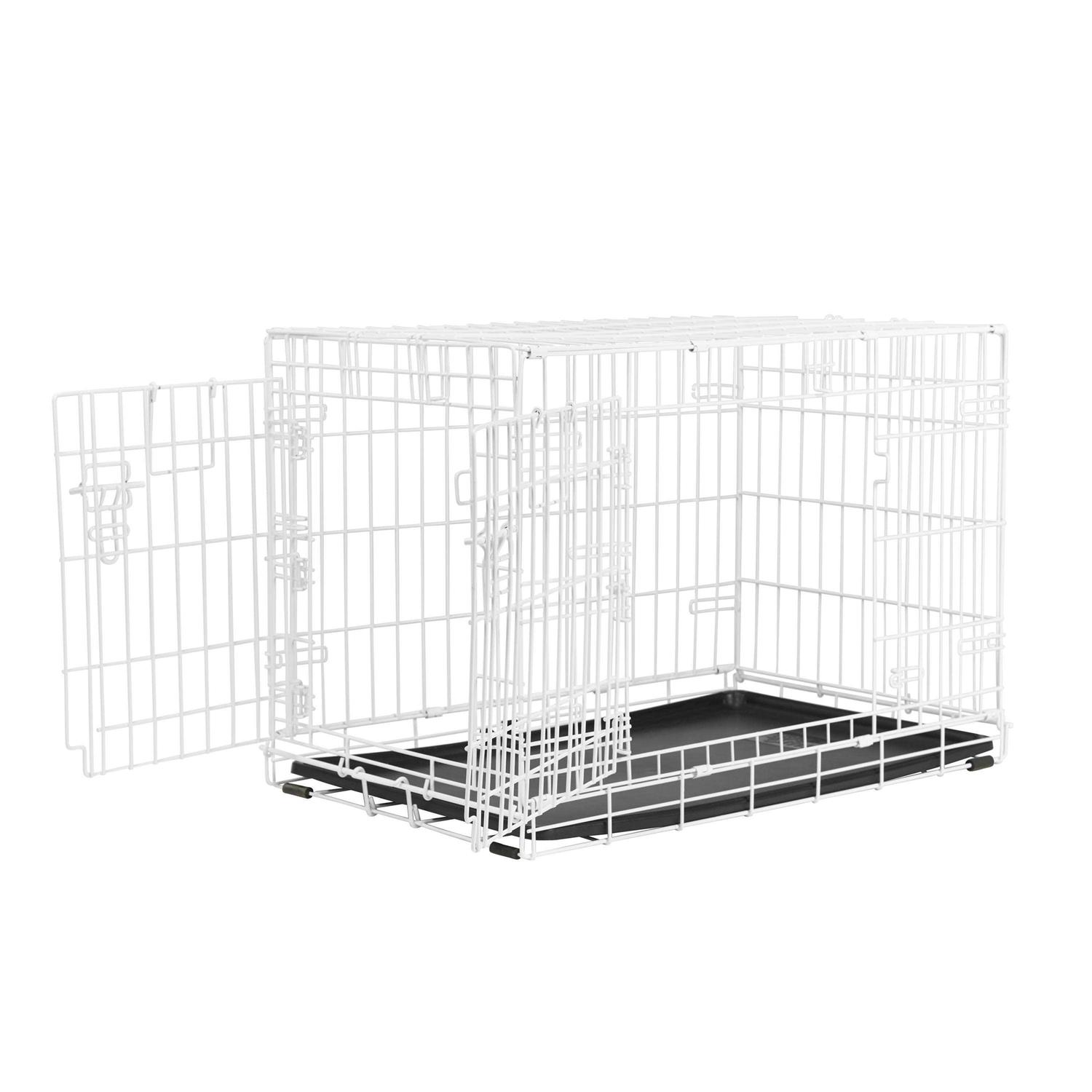 EveryYay White 2-Door Dog Crate H - Nail Gallerys