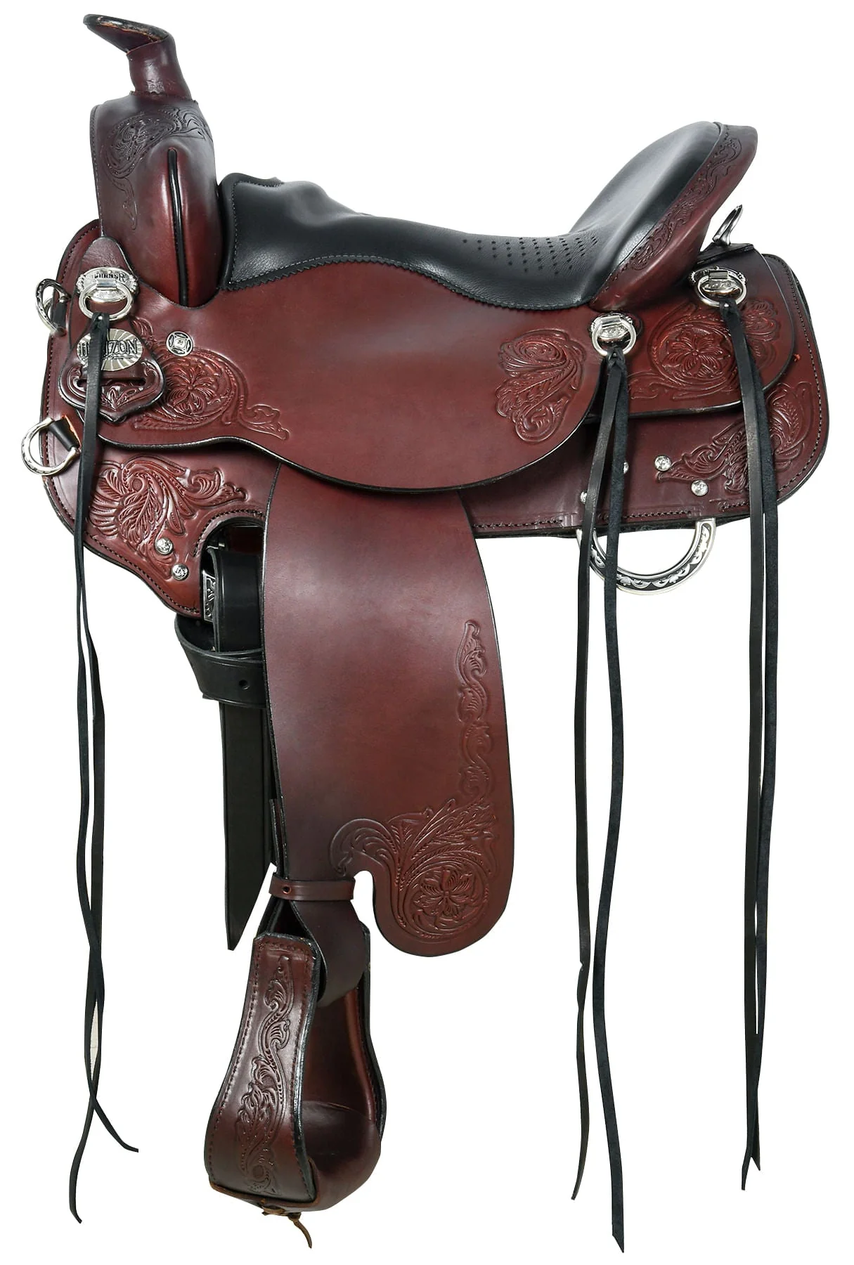 Tucker Custom Horizon North Star Saddle, Wide, Brown - Nail Gallerys