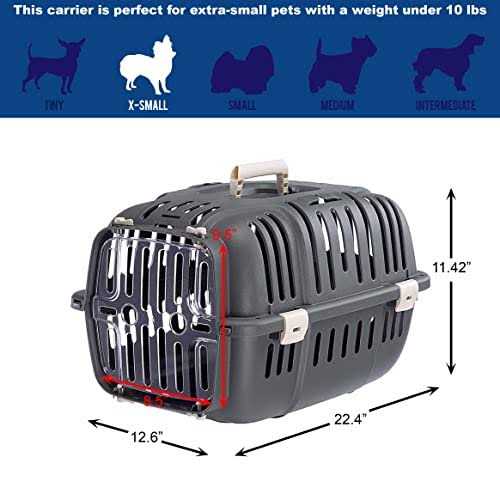 Ferplast Jet Pet Carrier Value Dog Carrier Suitable for XS Dog Breeds & Small Cats - Nail Gallerys