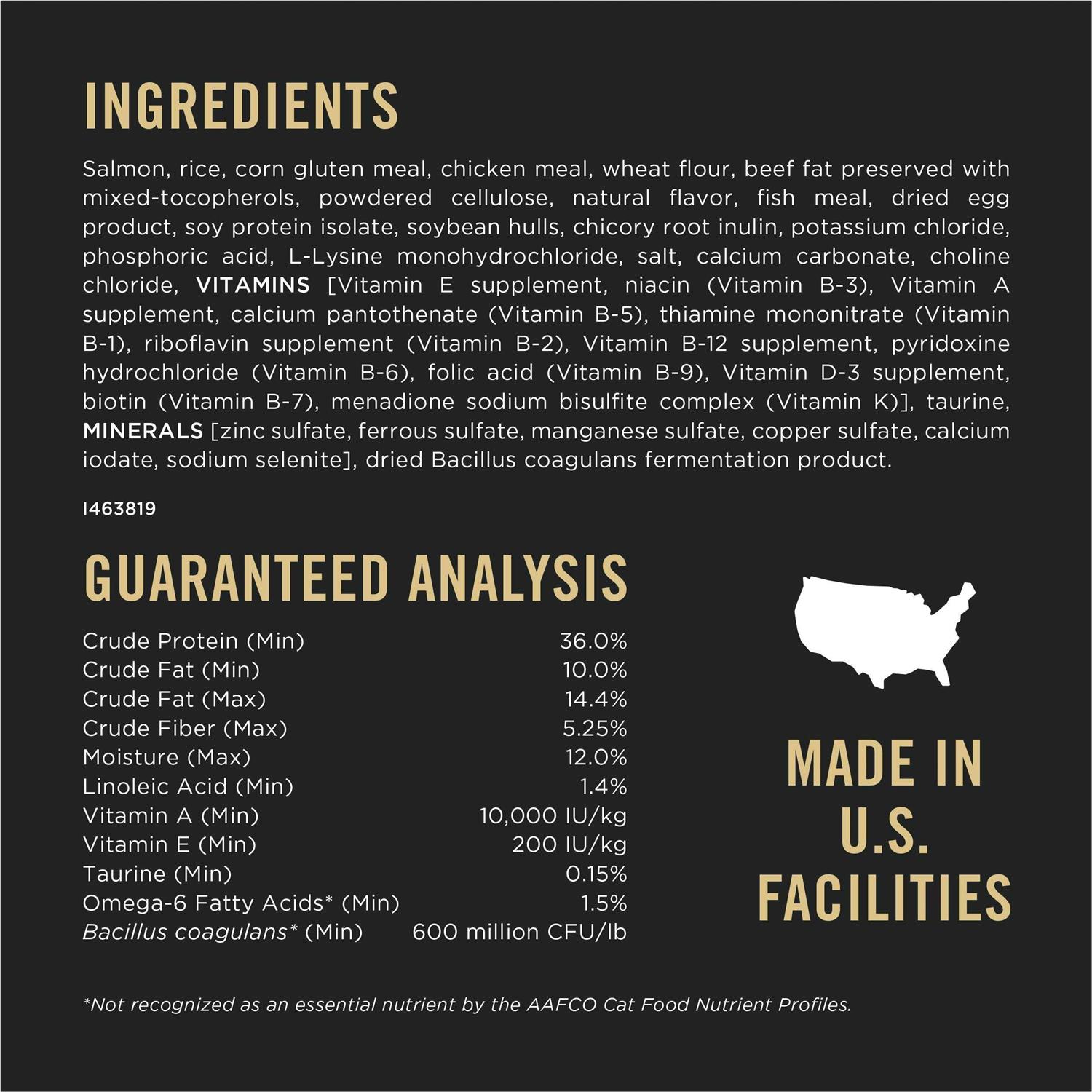 Purina Pro Plan Hairball Management Indoor Salmon & Rice Cat Food - Nail Gallerys