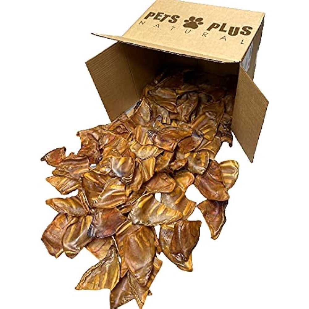 Pets Plus Natural All Natural Jumbo Whole Pig Ears for Dogs - Nail Gallerys