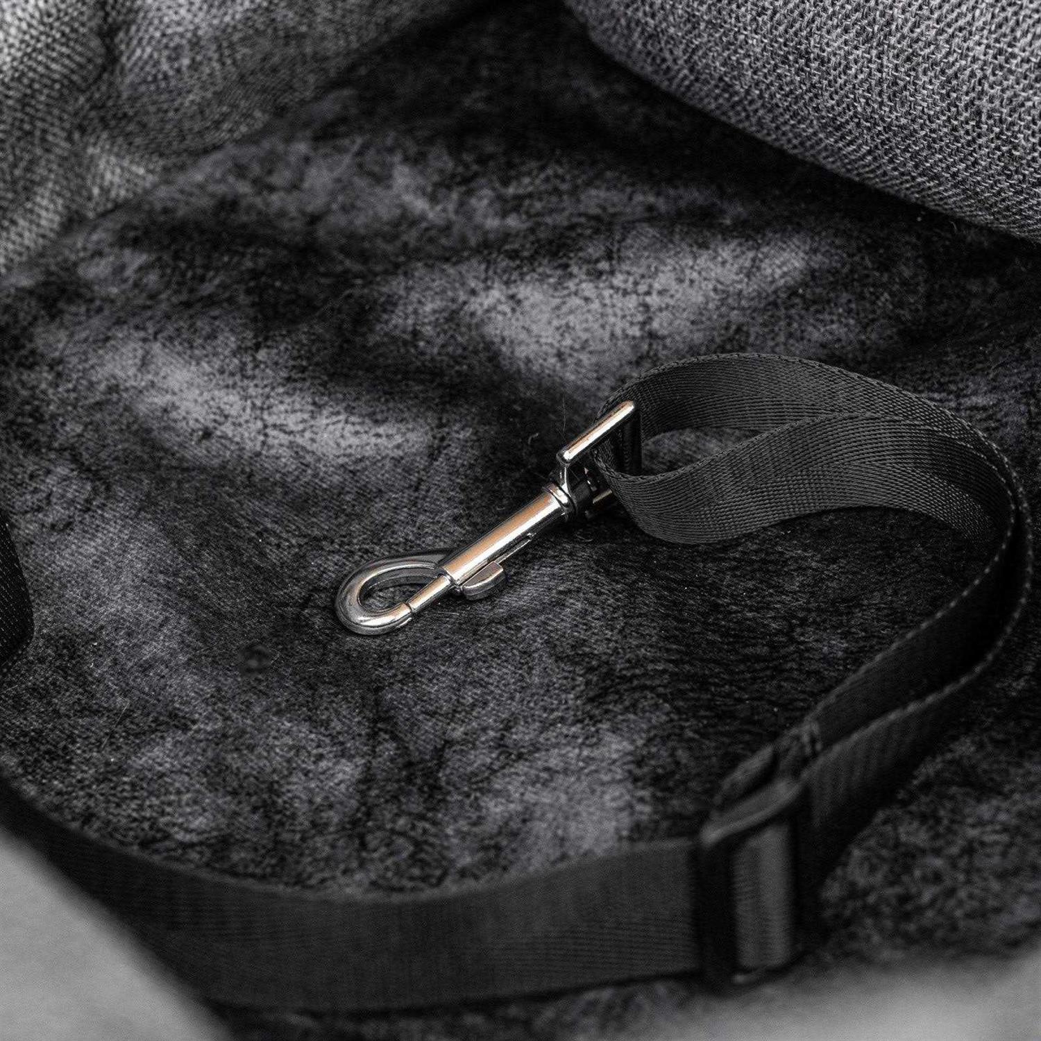 Paw PupProtector Memory Foam Dog Car Bed Gray Seat - Nail Gallerys