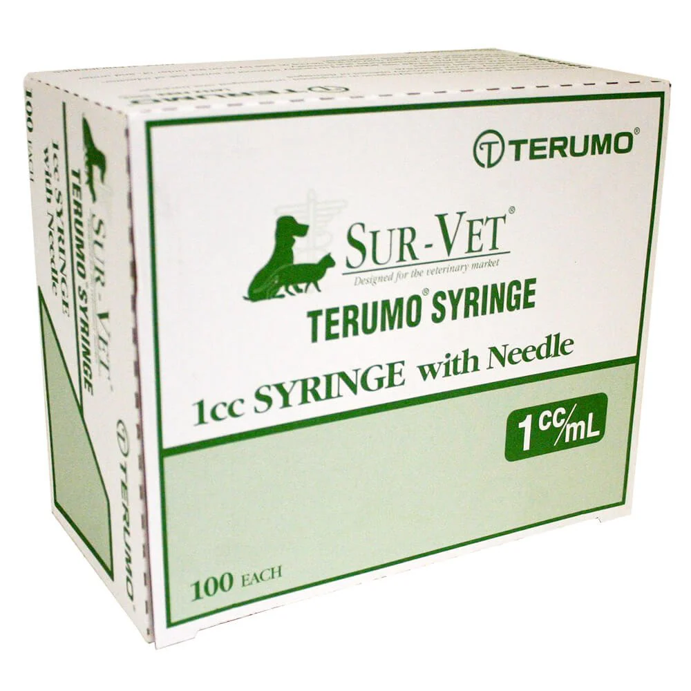 Terumo SUR-VET Syringe with Needle,  100 count - Nail Gallerys