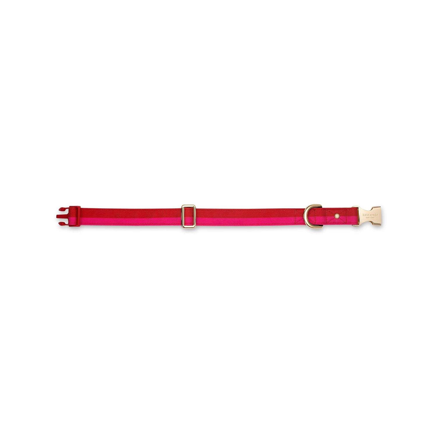 Kate Spade New York Red/Pink Colorblock Dog Collar - Nail Gallerys