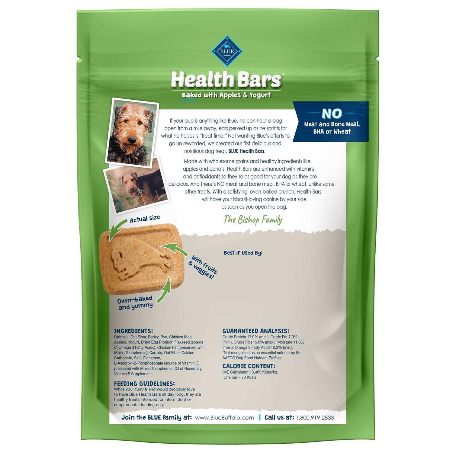 Blue Buffalo Health Bars Biscuits Dog - Nail Gallerys