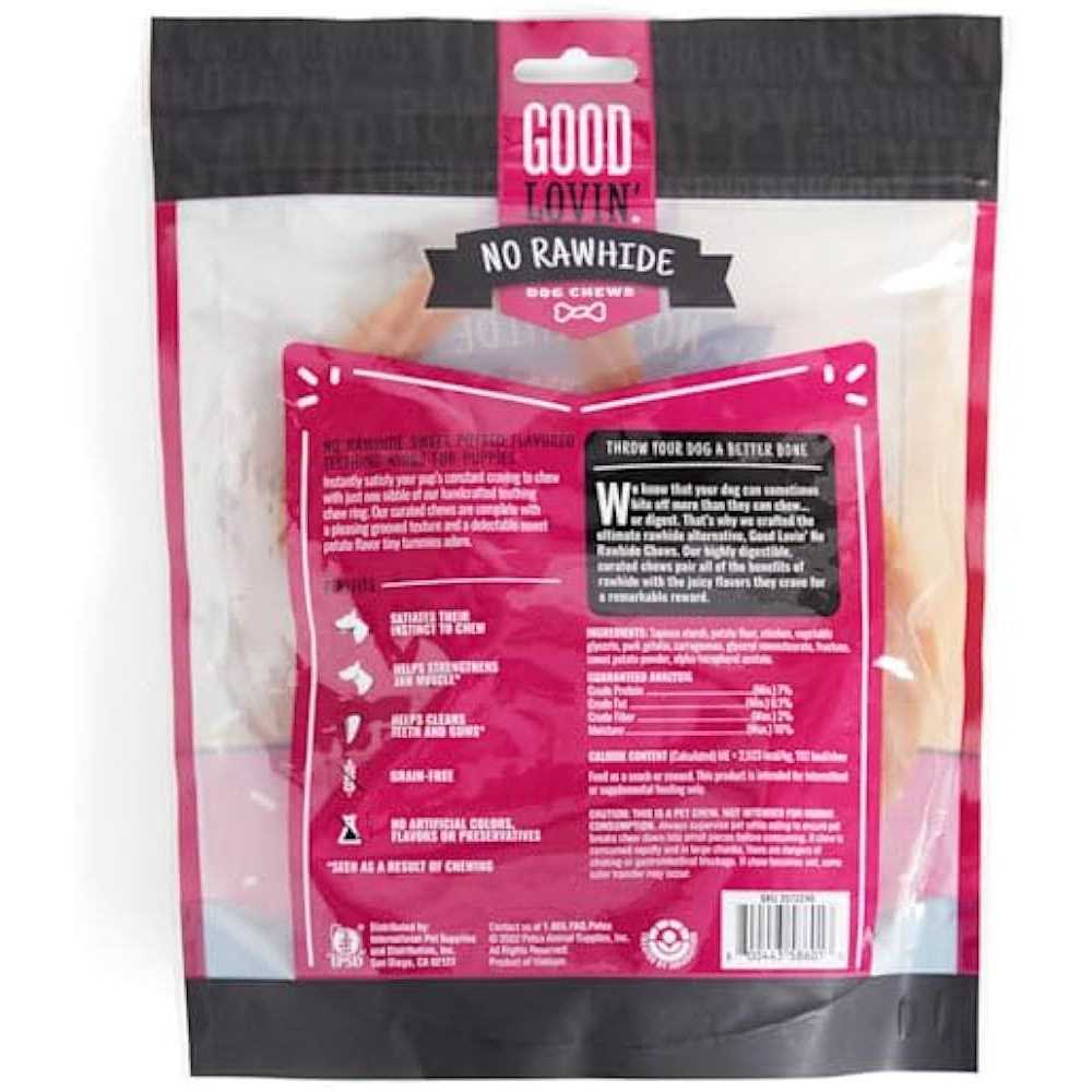 Good Lovin’ Rawhide-Free Sweet Potato Puppy Ring Dog Treats - Nail Gallerys