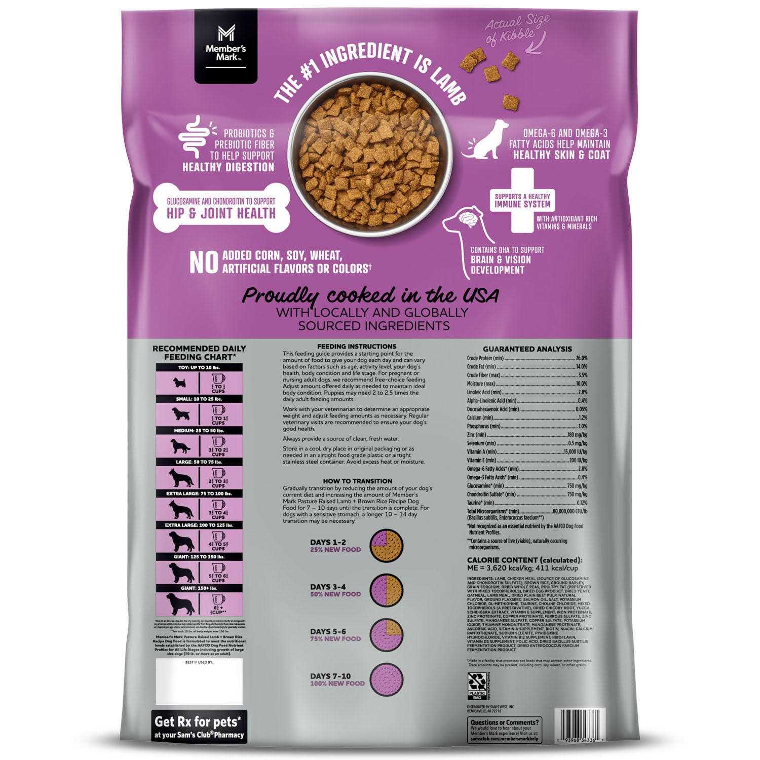 Member’s Mark Pasture Raised Lamb + Brown Rice Recipe Dry Dog Food - Nail Gallerys