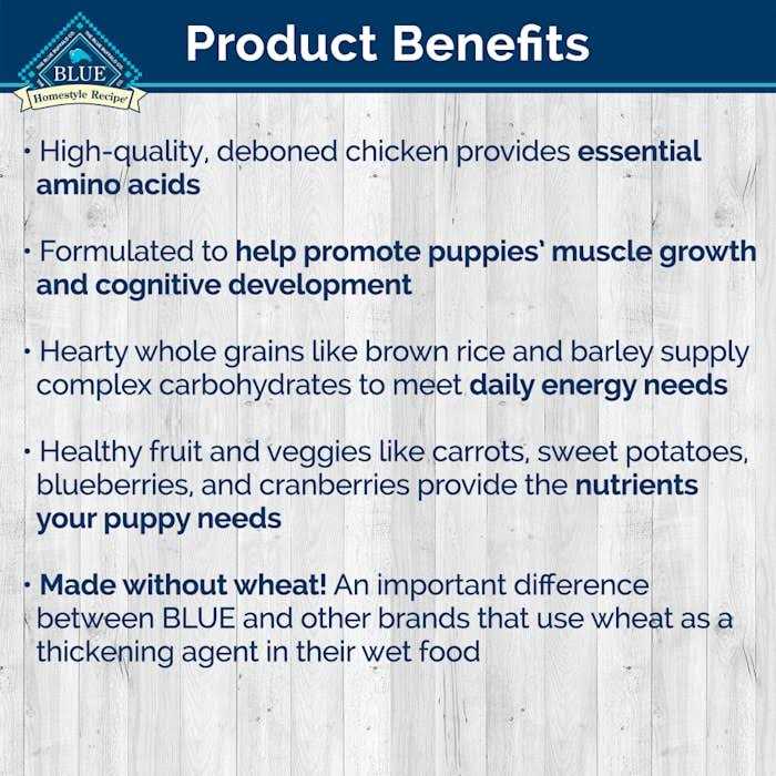 Blue Buffalo Homestyle Recipe Puppy Chicken Dinner Wet Dog Food - Nail Gallerys