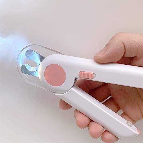 Nuwbay Dog Nails Clippers and Trimmers with Safety Guard for Cats Pet Nail Clippers with LED Light Up to Avoid Over-Cutting Free Nail File - Nail Gallerys