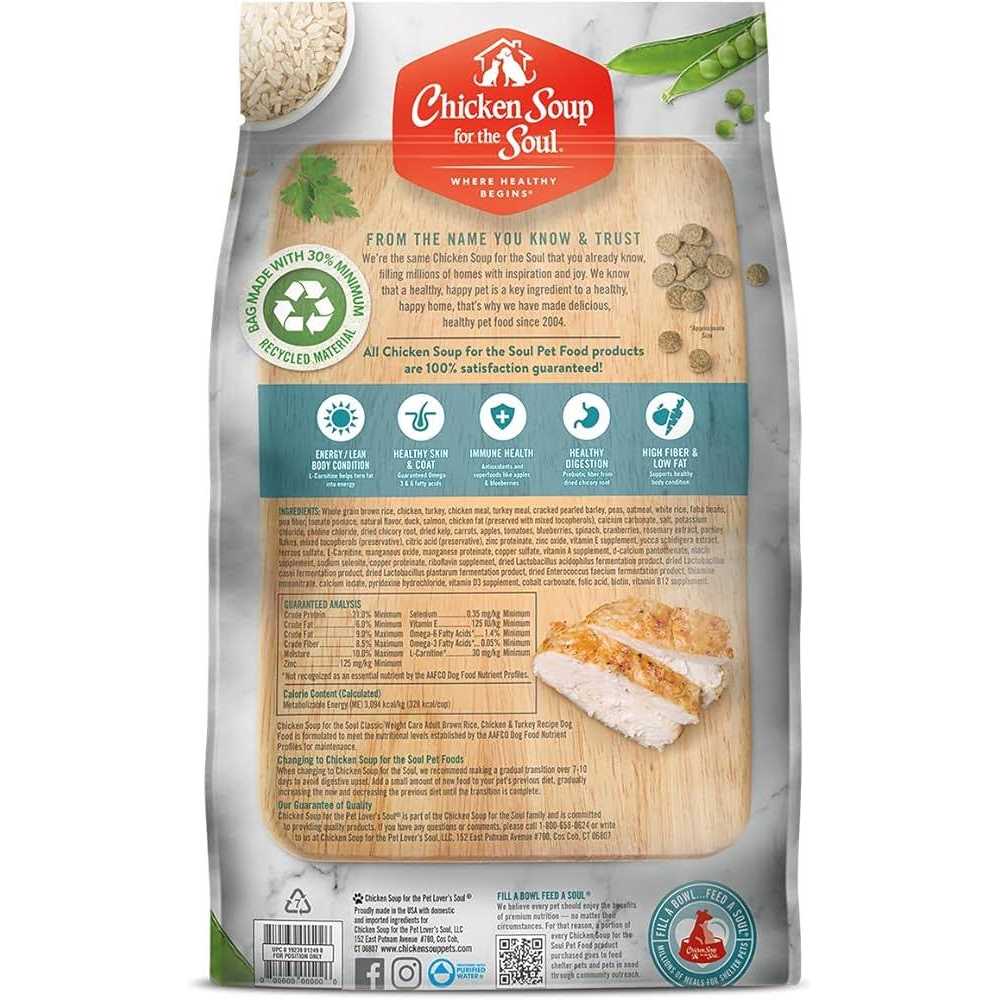 Chicken Soup for The Soul Chicken Turkey Brown Rice Dry Dog Food - Nail Gallerys