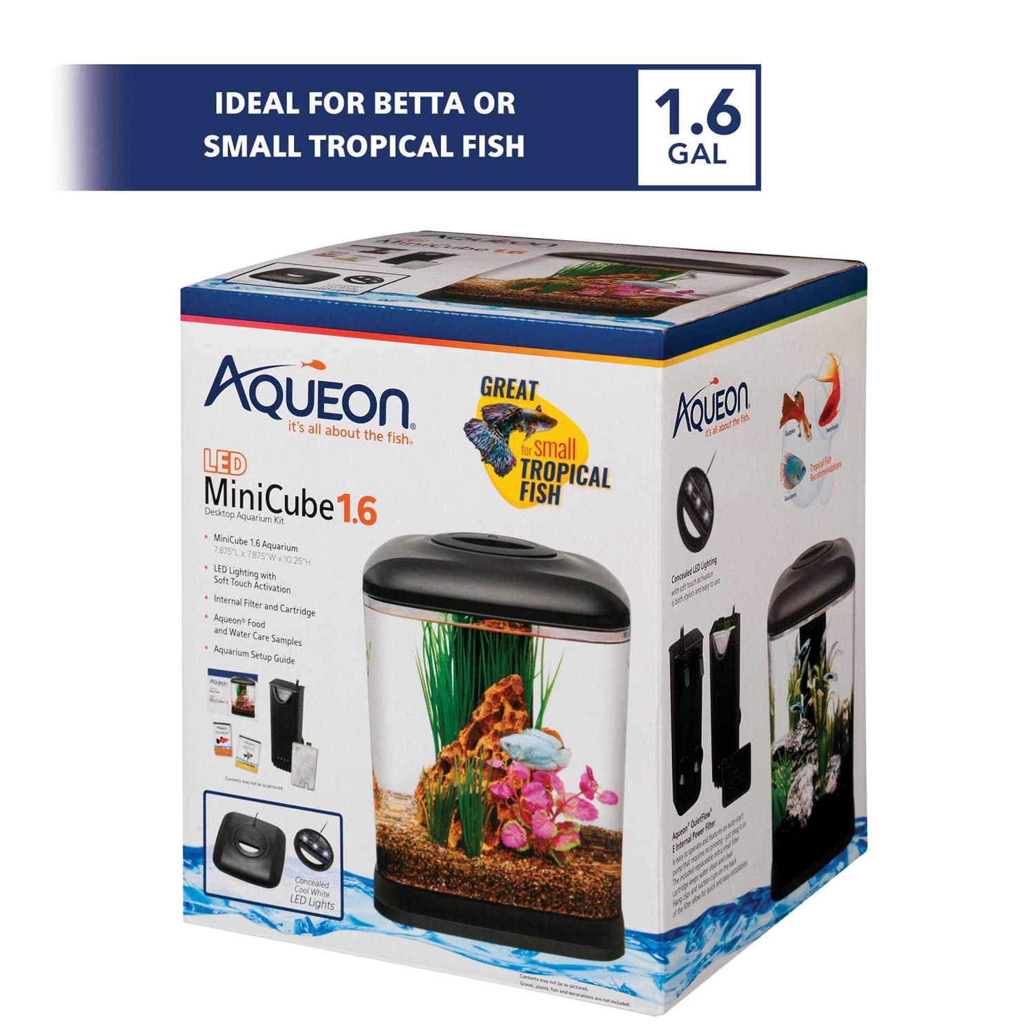 Aqueon LED Mini Cube Aquarium Kit - Nail Gallerys