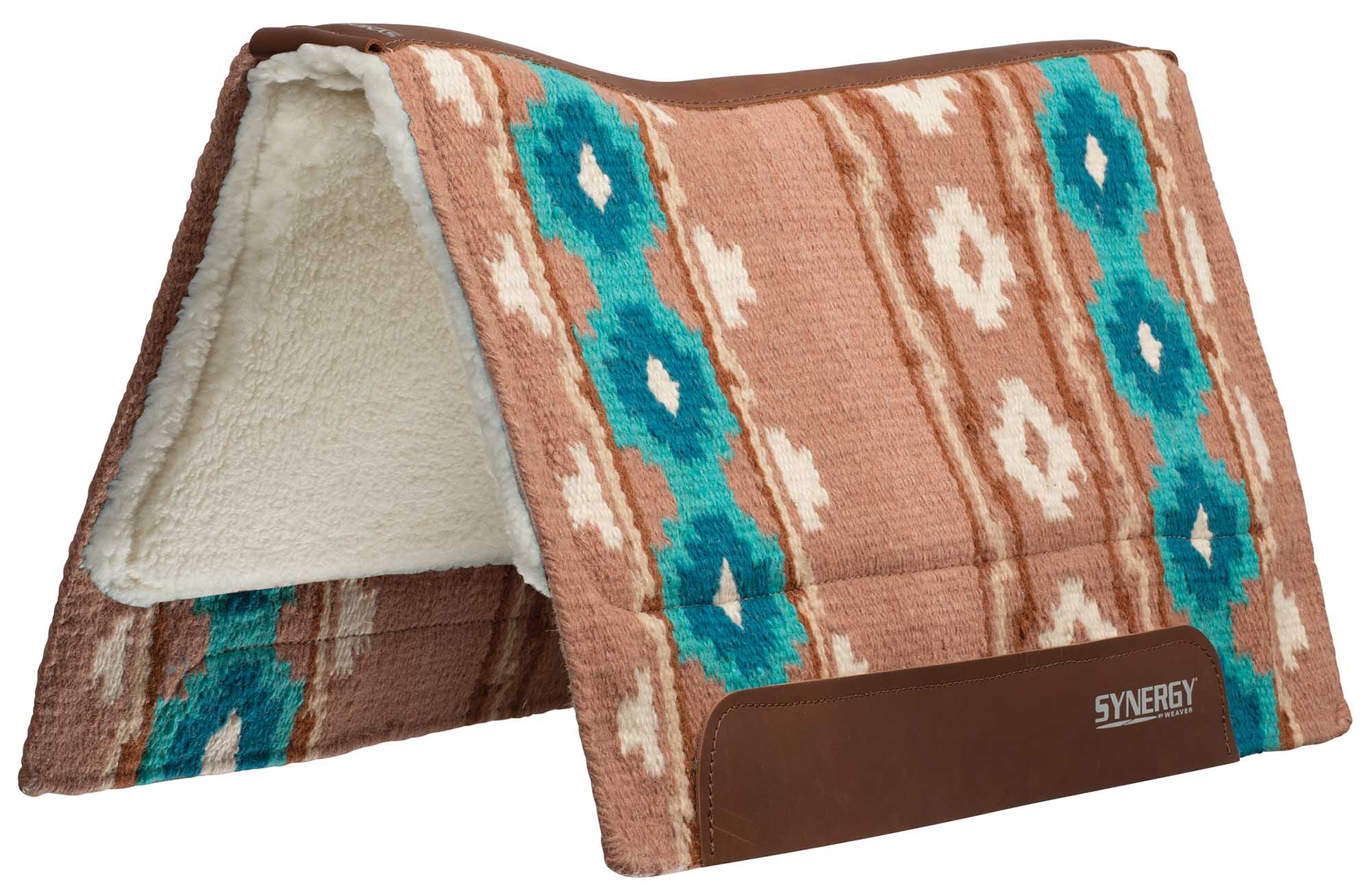 Synergy Contoured Performance Saddle Pad, Merino Fleece Lined, 33
