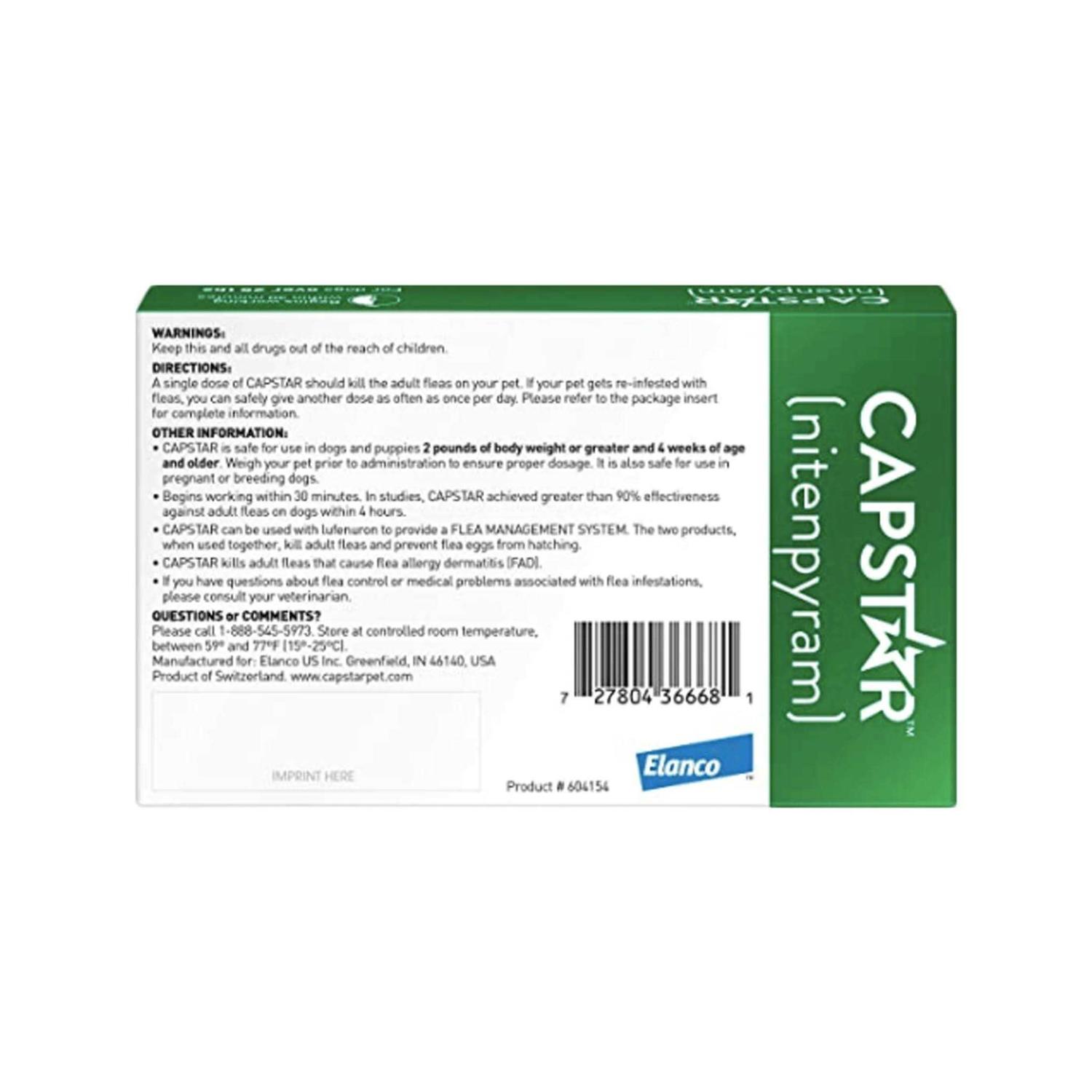 Capstar Flea Tablets for Dogs - Nail Gallerys