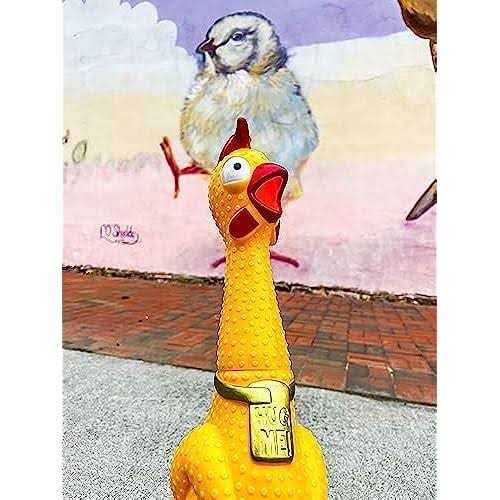 Animolds A Giant screaming Chicken the Hug Me squeaky Chicken Toy - Nail Gallerys