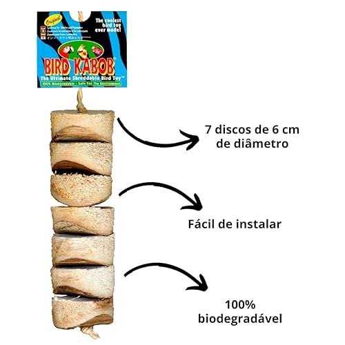 Wesco Bird Kabob Toy - Nail Gallerys