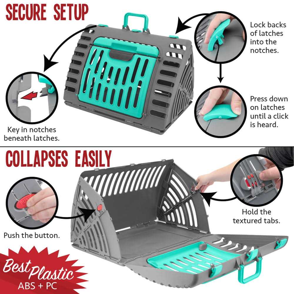 Sport Pet SportPet Designs X-Large Foldable Travel Cat Carrier - Nail Gallerys