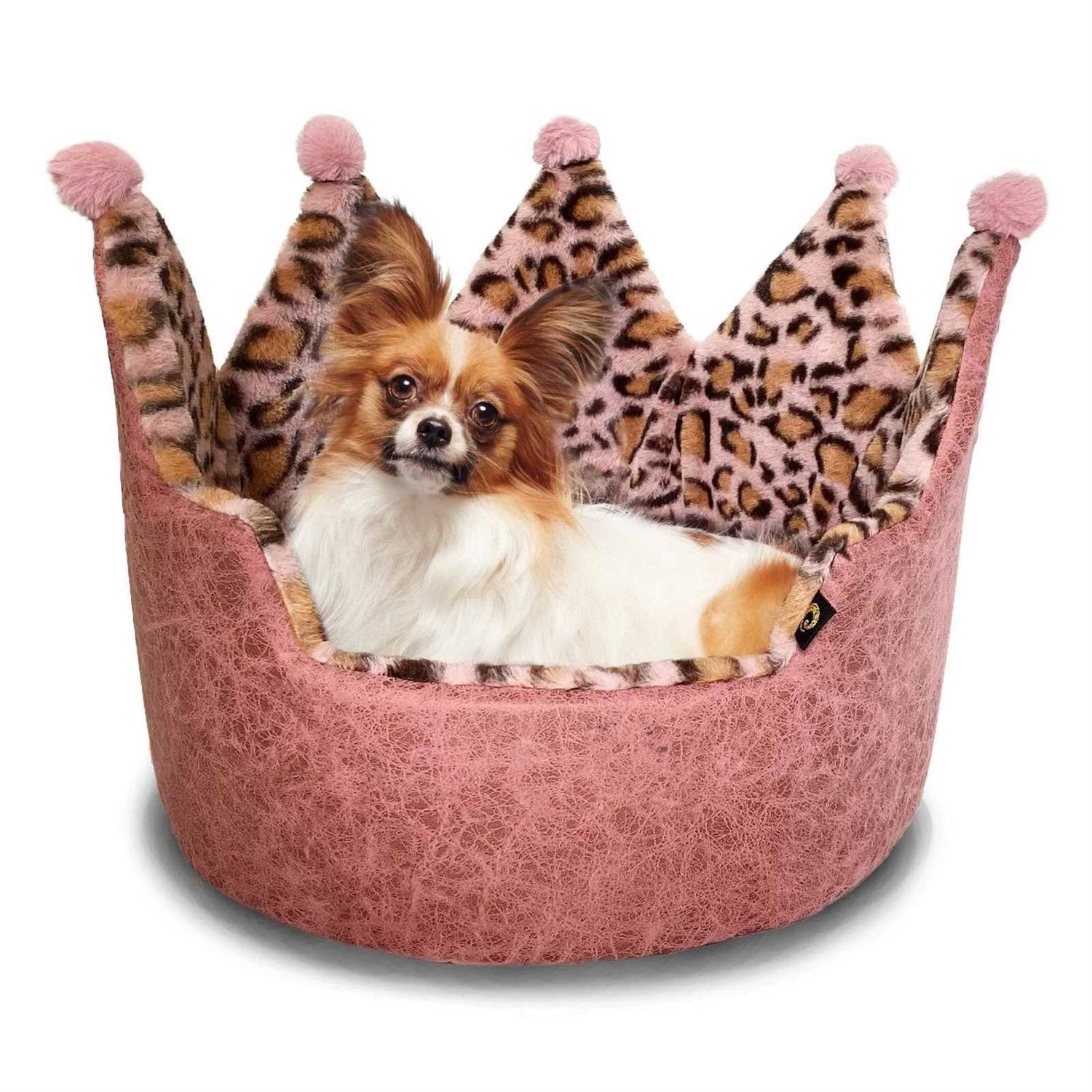 Precious Tails Leopard Crown Bed - Nail Gallerys