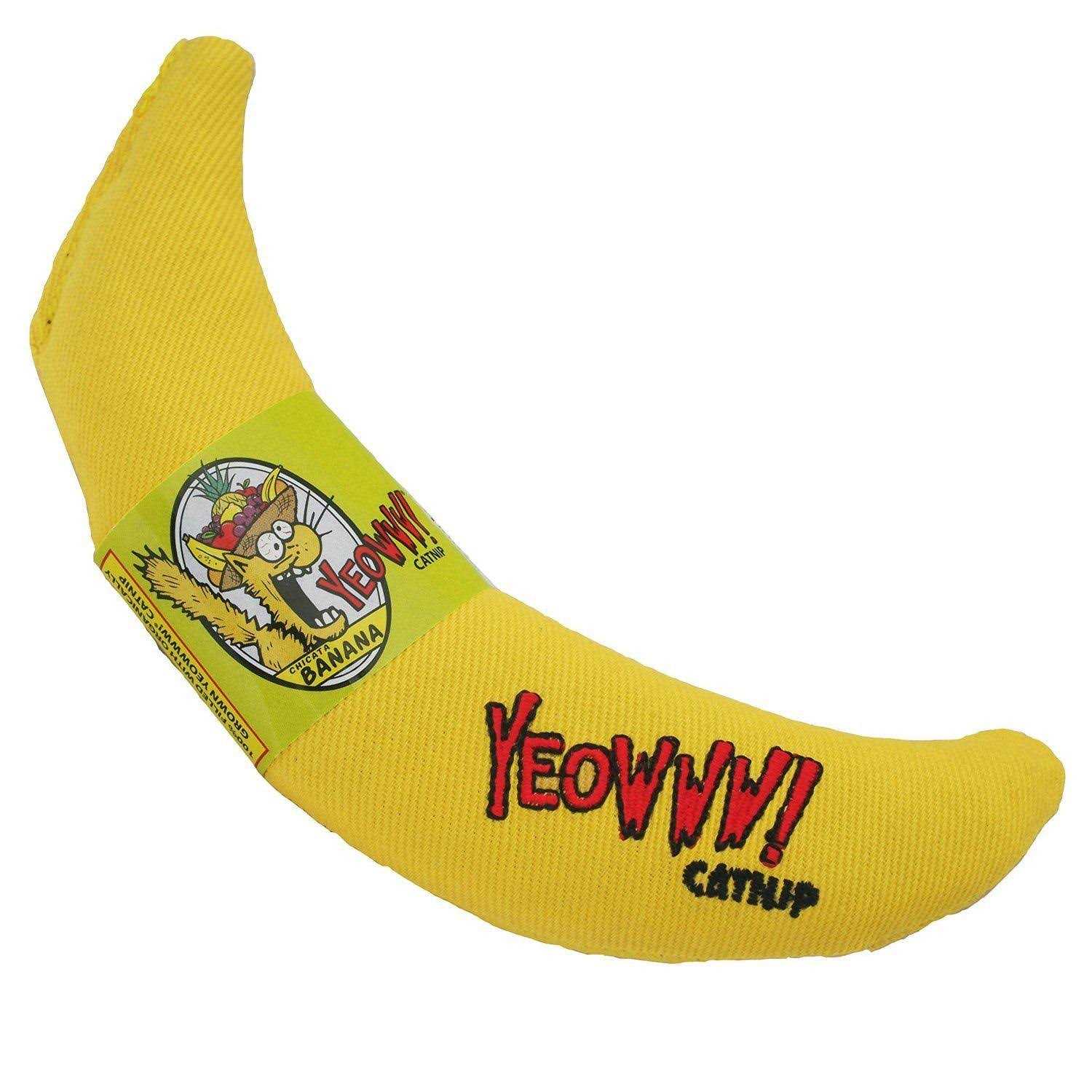 Yeowww! Banana Catnip Toy - Nail Gallerys