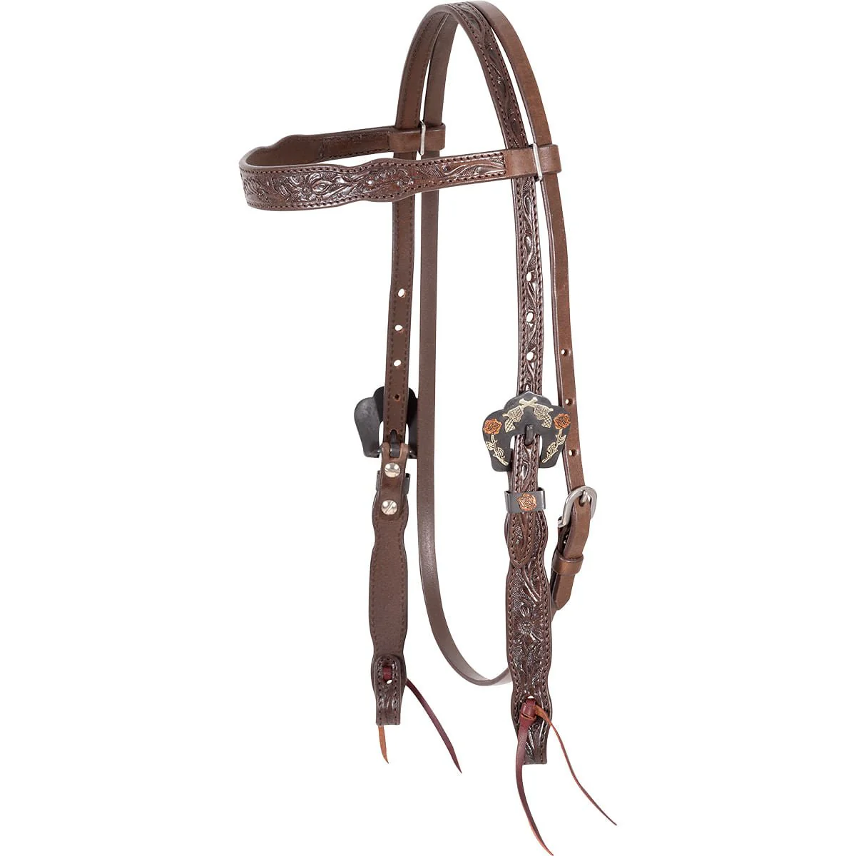 Cashel Guns & Roses Browband Headstall - Nail Gallerys
