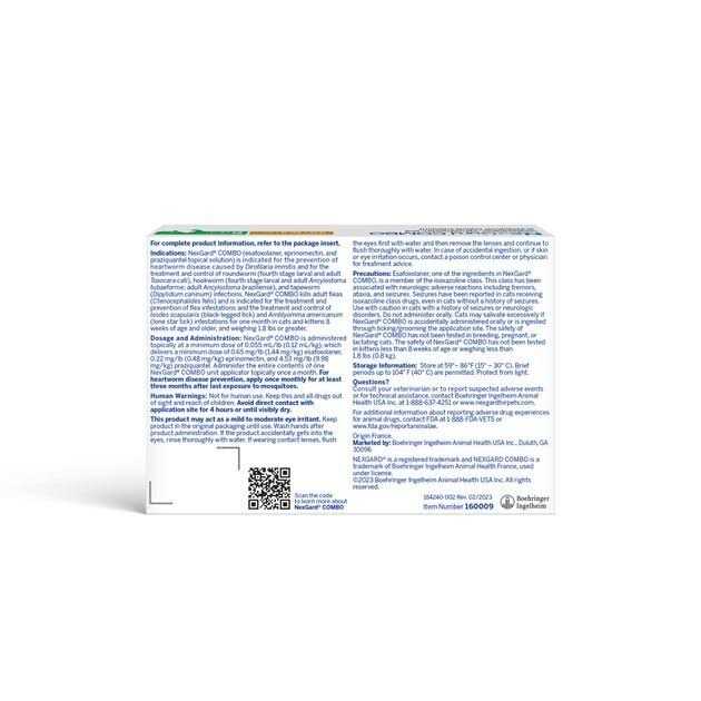 NexGard Combo Topical for Cats - Nail Gallerys