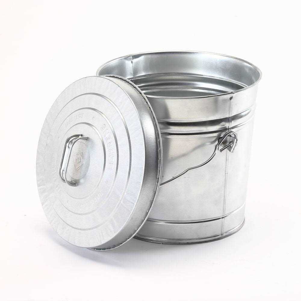 Birds Choice Galvanized Steel Locking Lid Seed Can with Lid - Nail Gallerys